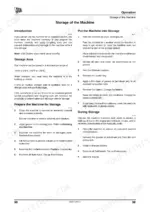 jcb-3dx-super-backhoe-loader-operator-manual-9831-1050-maintenance-105.webp JCB 3DX SUPER machine storage procedures, including preparation, long-term storage steps, and maintenance during storage.