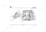jcb-403-wheeled-loader-operator-manual-9821-1000-exploded-view-23.webp JCB 403 machine description diagram showing engine bay components and loader arm overview with numbered parts list.