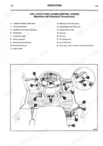 jcb-406-408-wheeled-loader-operator-manual-9801-7680-controls-31.webp JCB 406, 408, 406 Industrial, 406 Farm Master, 408 Industrial, 408 Farm Master cab layout diagram with two loader control levers.