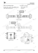 jcb-406-409-wheeled-loader-operator-manual-9811-6900-exploded-view-29.webp JCB 406, 409 axle identification plate locations on front and rear axles with serial number and model diagrams.