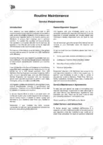 jcb-406-409-wheeled-loader-operator-manual-9811-6900-maintenance-91.webp JCB 406, 409 routine maintenance introduction, owner support, and initial service inspection requirements page.