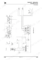 jcb-406-409-wheeled-loading-shovel-service-manual-9803-4310-05-hydraulic-318.webp JCB 406, 409, 406 Machines, 409 Machines, F4L 2011, TD 2011 L hydraulic schematic circuit diagram, Fig 30, Sheet 1 of 1.