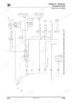 jcb-406-409-wheeled-loading-shovel-service-manual-9803-4310-05-wiring-190.webp JCB 406, 409, 406 Machines, 409 Machines, F4L 2011, TD 2011 L electrical schematic for primary fuses, ignition, and starter.