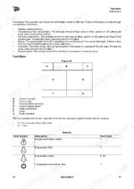 jcb-411ht-413s-417ht-wheel-loader-operator-manual-en-9821-7050-troubleshooting-89.webp JCB 411HT, 413S, 417HT instrument display operation, fault mode diagram, and fault symbol description table.