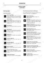 jcb-412s-414s-wheeled-loader-operator-manual-9801-8340-troubleshooting-30.webp JCB 412S, 414S operator manual page showing display panel warning lights, buzzer alerts, and indicator symbol descriptions.