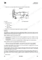 jcb-4160-4190-4220-agricultural-tractor-operator-manual-en-9831-3950-calibration-255.webp JCB 4160, 4190, 4220 steering system maintenance, axle locknut adjustment diagram, torque specs, and calibration procedure.