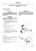 jcb-426-426ht-426zx-wheeled-loader-operator-manual-operations-21.webp JCB 426, 426HT, 426ZX operator manual page showing forward/reverse lever operation, neutral lock, and safety warnings.