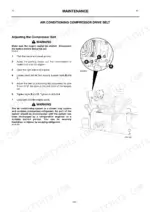 jcb-436-436ht-436zx-wheeled-loader-operator-manual-0090-1-maintenance-73.webp JCB 436, 436HT, 436ZX maintenance procedure for adjusting the air conditioning compressor drive belt tension.