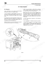 jcb-444-to-engine-engine-operator-manual-9801-9310-troubleshooting-60.webp JCB 444 Engine, 448 Engine, JCB DIESELMAX ENGINE (MECHANICAL) air intake system maintenance and filter diagram.