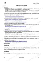 jcb-48-to-r-1-compact-excavator-operator-manual-9831-1200-procedures-59.webp JCB 48 Z-1, 51 R-1 operator manual page detailing engine starting procedures and immobiliser system instructions.
