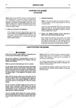 jcb-505-19-505-22-telehandler-operator-manual-9801-7868-operations-49.webp JCB 505-19, 505-22 operation manual: engine starting, warm-up, indicator checks, and jump-starting safety procedures.