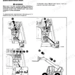 JCB 506-36, 508-40, 510-40, 506B boom and carriage control lever operation diagrams for extending and retracting the boom.