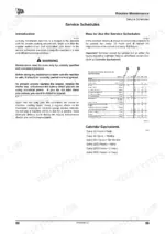 jcb-506-36-to-510-56-loadall-operator-manual-9811-5967-maintenance-109.webp JCB 506-36, 507-42, 509-42, 510-56 routine maintenance service schedule table and calendar equivalents for engine fluid levels.