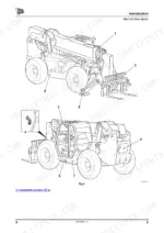 jcb-506-36-to-514-56-loadall-operator-manual-9821-3917-exploded-view-13.webp JCB 506-36, 507-42, 509-42, 510-56, 512-56, 514-56 machine description diagram showing numbered component locations.