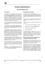 jcb-506-36-to-514-56-loadall-operator-manual-9821-6717-maintenance-105.webp JCB 506-36, 507-42, 509-42, 510-56, 512-56, 514-56 Routine Maintenance introduction and owner support service requirements page.