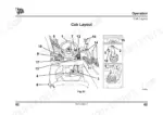 jcb-515-40-telehandler-operator-manual-9821-0600-controls-80.webp JCB 515-40 cab layout diagram showing numbered controls, steering wheel, joystick, and pedal positions.