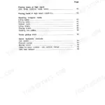 JCB 520, 520M, 520-HL, 525B, 52B-HL, 540B, 540BM, 530B, 530B-HL manual contents page for load handling and servo controls.