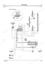 jcb-520-to-540bm-loadall-service-manual-9803-3350-hydraulic-117-1.webp JCB 520, 520HL, 520 Farm Special, 520M, 525, 525B, 525B HL, 525B Farm Special, 530, 530 HL, 530B, 530B HL, 540B, 540BM hydraulic circuit diagram showing control valves, steering, and cylinders.