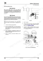 jcb-524-50-527-55-loadall-operator-manual-9811-1278-specs-209.webp JCB 524-50, 527-55 procedure for removing Q-Fit attachments, including hydraulic locking pin operation and control diagrams.