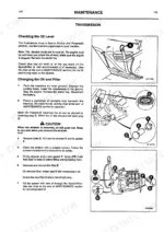 JCB 525-58, 525-67, 527-58, 527-67, 530-67, 535-67 transmission maintenance procedures, oil level check, and filter change diagrams.