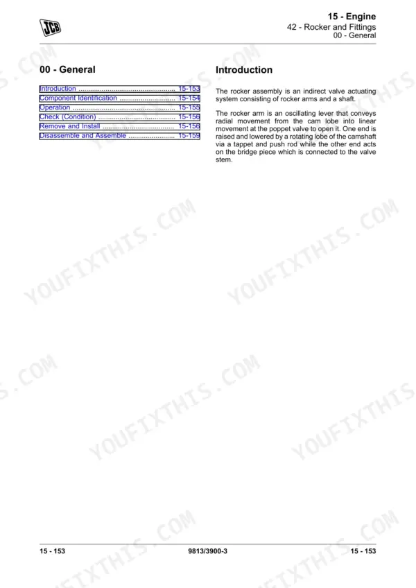 JCB 525-60 service manual - 15 - Engine