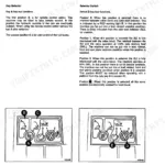 JCB 530-110, 530-120, 537-120, 537-130 control selector panel operation guide, key selector and switch functions diagram.