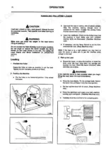 jcb-530-110-to-537-130-loadall-operator-manual-9801-7990-procedures-63.webp JCB 530-110, 530-120, 537-120, 537-130 manual page for handling palleted loads, including fork positioning and loading procedures.