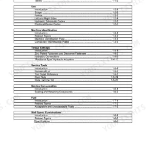 JCB T70, T95, T60 Service Manual - Page 1