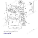 JCB 531-70, 533-105, 535-95, 535-125 HiViz, 535-140 HiViz, 536-60, 536-70, 540-140, 550-140, 540-170, 550-170, 541-70 cab layout diagram