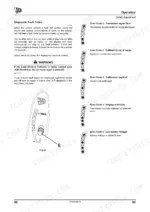 jcb-531-70-to-541-70-loadalls-operator-manual-9811-5800-error-codes-92.webp JCB 531-70 to 541-70 Load Moment Indicator diagnostic fault codes, LED display patterns, and error code descriptions.