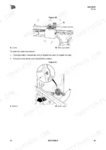 jcb-531-70-to-560-80-loadall-rough-terrain-variable-reach-truck-operator-manual-9831-7650-procedures-53.webp JCB 531-70 to 560X80 manual: upper door section diagram showing the operating lever, ajar pivot, release button, and catch.