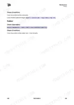 jcb-65-r-1-compact-excavator-operator-manual-9821-9450-system-diagram-177.webp JCB 65 R-1 maintenance manual page for checking steel and rubber track condition and bolt torque specifications.