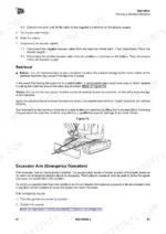 jcb-67-c-1-compact-excavator-operator-manual-en-9821-9500-attachments-103.webp JCB 67 C-1 manual page for moving a disabled machine, towing retrieval procedures, and emergency excavator arm operation.