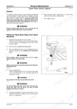 jcb-714-718-articulated-dump-truck-service-manual-9803-7160-procedures-46-2.webp JCB 714, 718, 714 Dumper Truck, 718 Dumper Truck maintenance procedure for fitting the tipper body safety strut.
