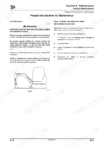 jcb-8014-to-8020-mini-excavator-service-manual-9803-9350-6-procedures-80.webp JCB 8014, 8016, 8018, 8020 maintenance manual page showing procedures to prepare the machine and make it safe.