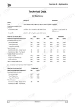 jcb-8014-to-8020-mini-excavator-service-manual-9803-9350-6-specs-273.webp JCB 8014, 8016, 8018, 8020 hydraulic technical data table showing pump flow rates and relief valve operating pressures.