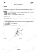 jcb-8014-to-cts-compact-excavator-operator-manual-9821-6100-attachments-87.webp JCB 8014 CTS, 8016 CTS, 8018 CTS, 8020 CTS fire extinguisher operation guide, location, and safety pin diagram.
