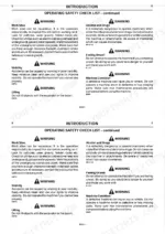 jcb-8027z-8032z-mini-excavator-operator-manual-9801-8850-exploded-view-14.webp JCB 8027Z, 8032Z operating safety check list covering work sites, visibility, lifting, and operator health warnings.