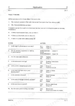 jcb-805-to-808-excavator-service-manual-9803-3150-troubleshooting-145.webp JCB 805, 805B, 806B, 807B, 808 hydraulic system fault finding table with diagnostic checks and corrective actions.