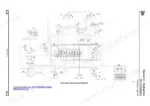JCB 8085, JCB 8085 hydraulic circuit diagram showing nine spool standard machine components, valves, and pump connections.