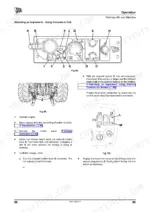 jcb-8250-fastrac-tractor-operator-manual-9801-1541-7-attachments-95.webp JCB 8250 Fastrac operator manual page showing cab controls and procedures for attaching an implement to the rear linkage.