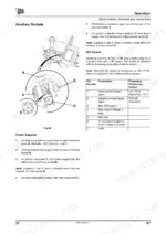 jcb-8250-fastrac-tractor-operator-manual-9801-1541-7-operations-64.webp JCB 8250 Fastrac auxiliary socket power supply diagram and ISO socket pinout table