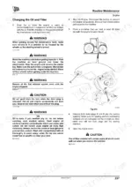 jcb-8250-fastrac-wheeled-agricultural-tractor-operator-manual-9811-1701-procedures-247.webp JCB 8250 Fastrac engine oil and filter change procedure with drain plug location diagram.