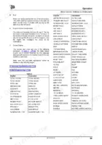 jcb-8280-8310-wheeled-agricultural-tractor-operator-manual-9811-9750-02-procedures-61.webp JCB 8280, 8310 operation manual showing fuel, coolant, and center display message translation tables.
