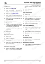 jcb-dumpster-htd5-dumpster-service-manual-9803-9570-4-procedures-76.webp JCB Dumpster HTD5, DUMPSTER service manual: removal and replacement procedures for skip mechanism links, arms, and bump stops.