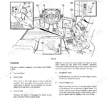 JCB Fastrac 2155, 2170 cab layout diagram showing operator controls, pedals, steering wheel, and throttle lever locations.