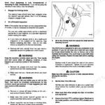 JCB FASTRAC 1115, 1135 engine pre-start inspection and steering column adjustment procedures.
