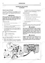 jcb-fastrac-to-3185-fastrac-operator-manual-exploded-view-71.webp JCB Fastrac 3155, 3185 roller drawbar adjustment procedure, hitch point-to-PTO table, and component diagram.