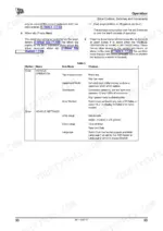 jcb-fastrac-to-7270-wheeled-agricultural-tractor-operator-manual-9811-1851-operations-63.webp JCB FASTRAC 7170, 7200, 7230, 7270 operation manual table for vehicle settings, menus, and display configuration.