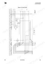 JCB G250RX-G600X power circuit wiring diagram, Figure 112, showing generator, safety breaker, and electrical connections.